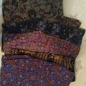 Lot of 5 Lularoe TALL & CURVY leggings